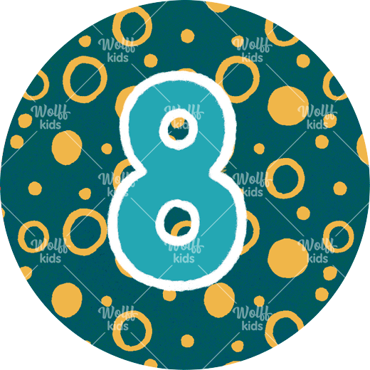 Einzelner Magnet: 8, 4cm